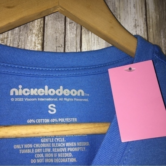 NWT Nickelodeon Hey Arnold Blue Crop - Picture 4 of 5